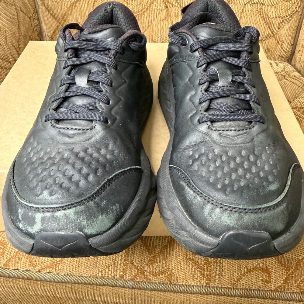 HOKA Bondi SR Black 1129351 BBLC Womens 8 Wide Walking Shoes - Picture 10 of 12